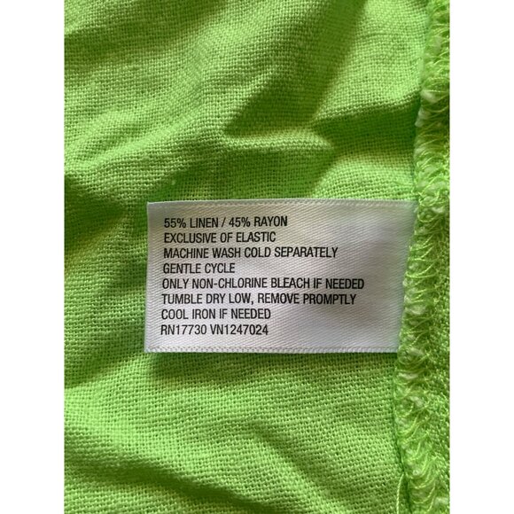 A New Day Womens Lime Green Off-The-Shoulder Crop Top Size XXL - Picture 10 of 10